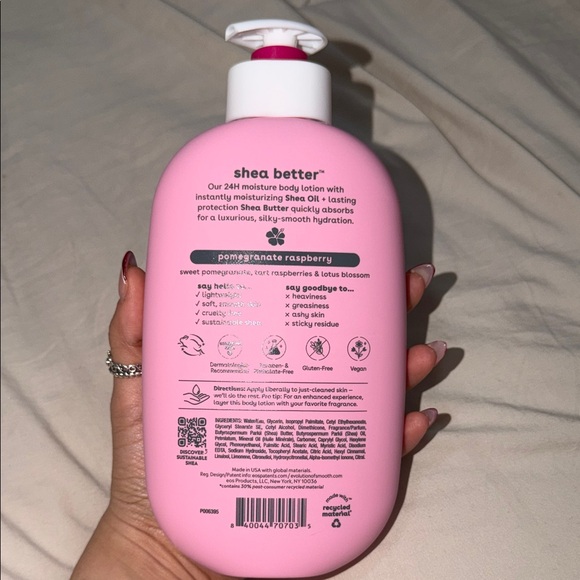 eos pomegranate raspberry 24H Moisture Body Lotion - Picture 2 of 2